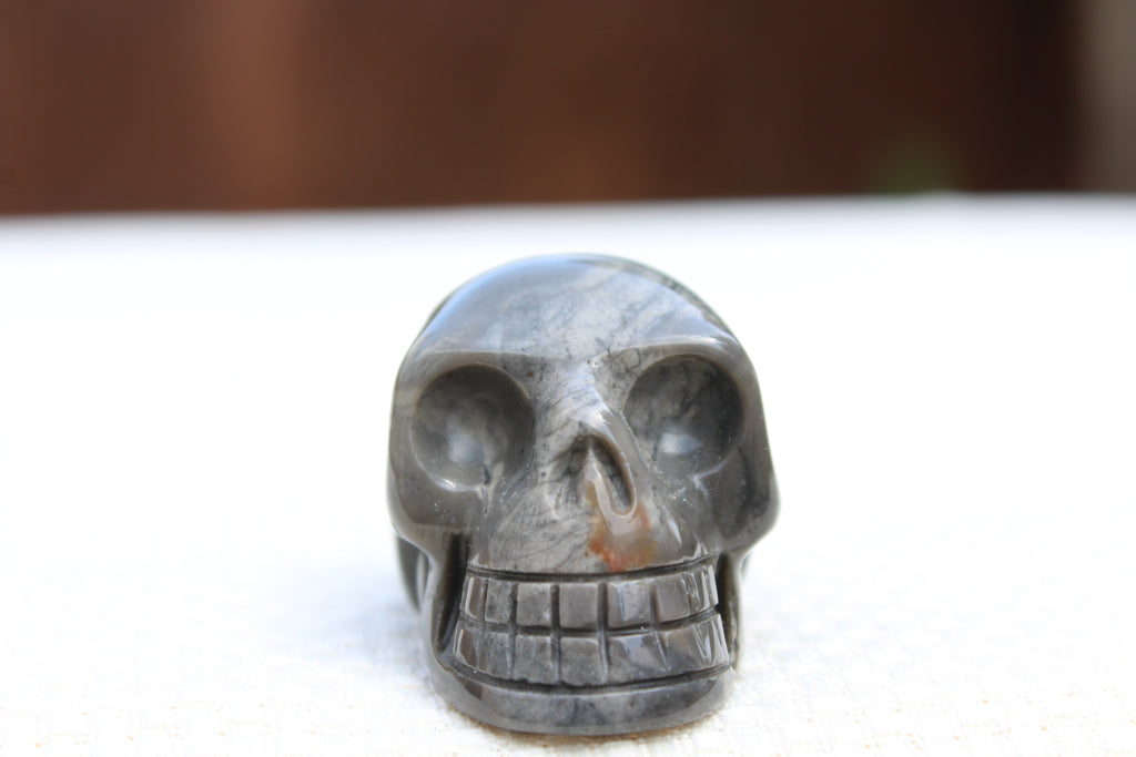 Grey Jasper Carved Skull –  Imports, Inc.